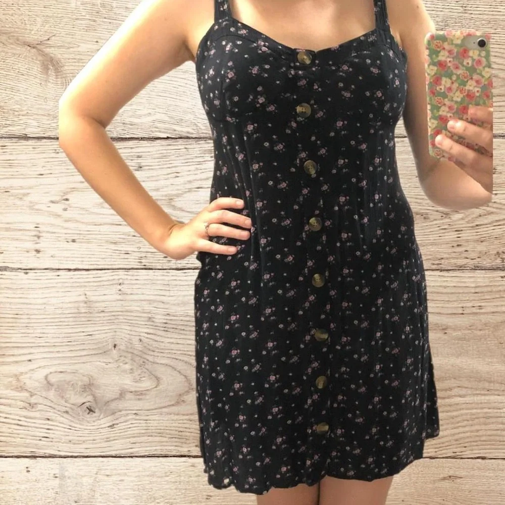 AMERICAN EAGLE FLORAL MINI DRESS - Picture 9 of 9